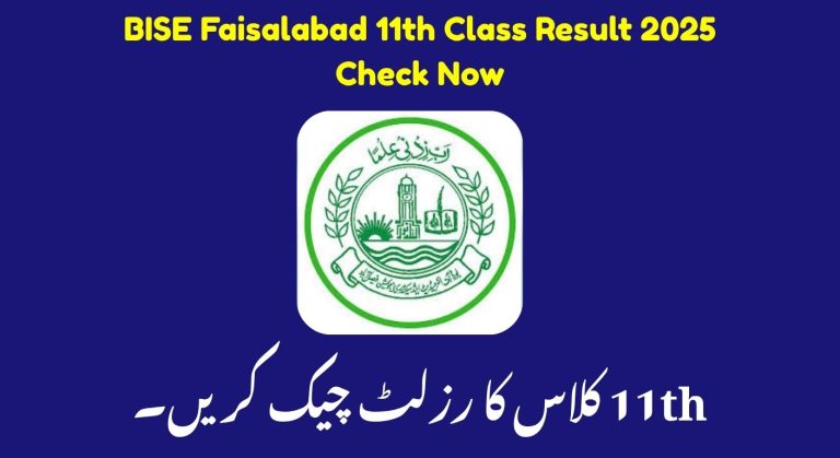 BISE Faisalabad 11th Class Result 2025 Check Now