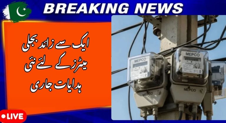 New Meter New Rules WAPDA Laucnhes Guidelines For Installing More Than One Meter