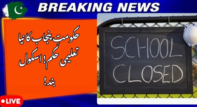 New Rules Announced for Punjab Schools: Institutions on Tiny Plots to Be Closed